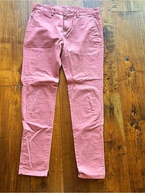 NWOT Men 34x34 ultimate slim taper Dusty Pink